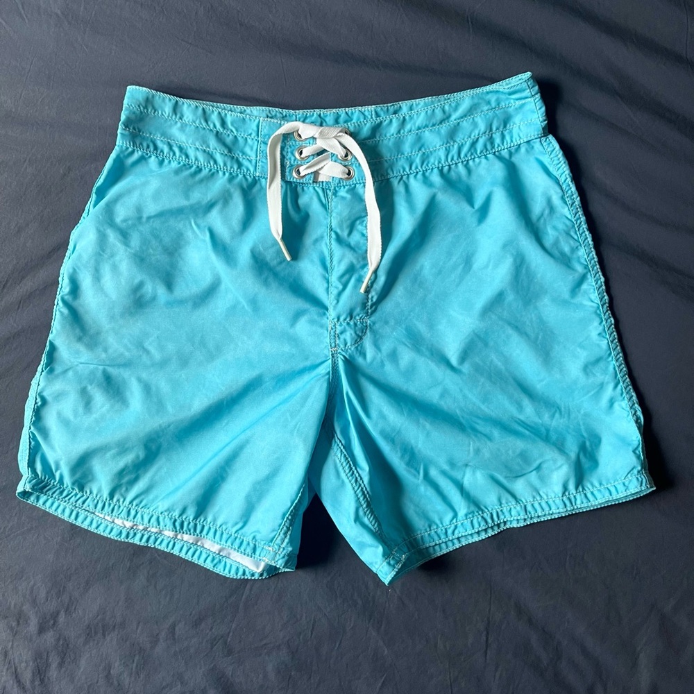 Birdwell Swim Trunks 310 Light Blue Mens Size 30